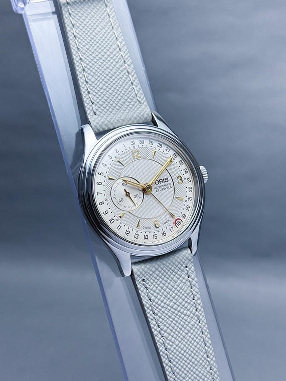 Vintage ORIS Reverse Pointer Date – Small Seconds… - image 7