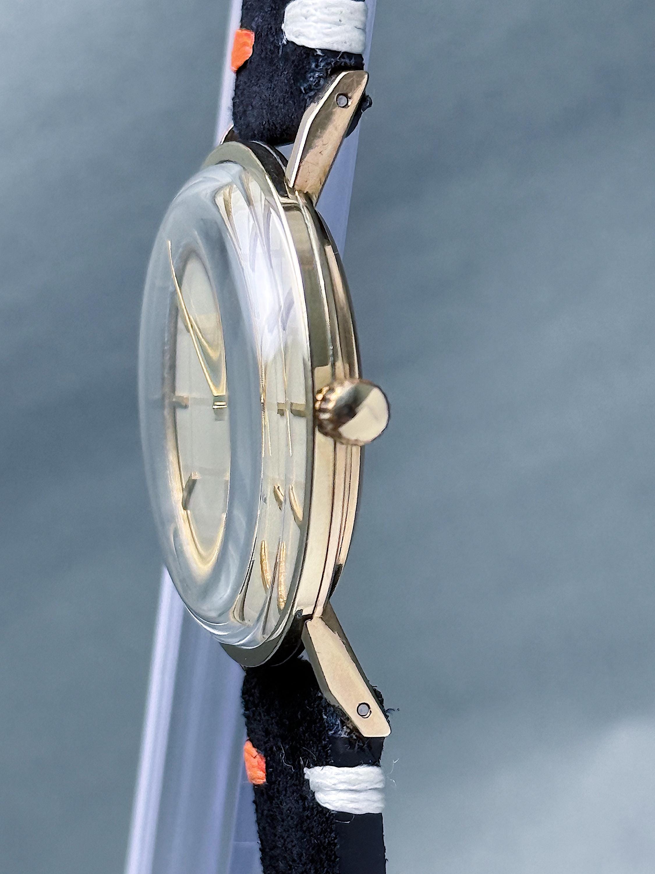 Vintage Citizen Hi-line Check Dial 14K Gold Filled - Etsy