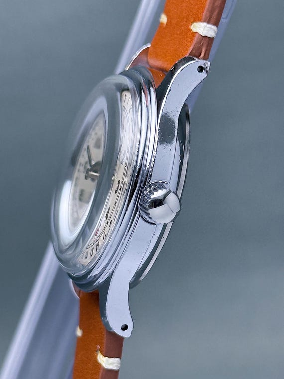 Vintage ORIS pointer date small seconds white dia… - image 9