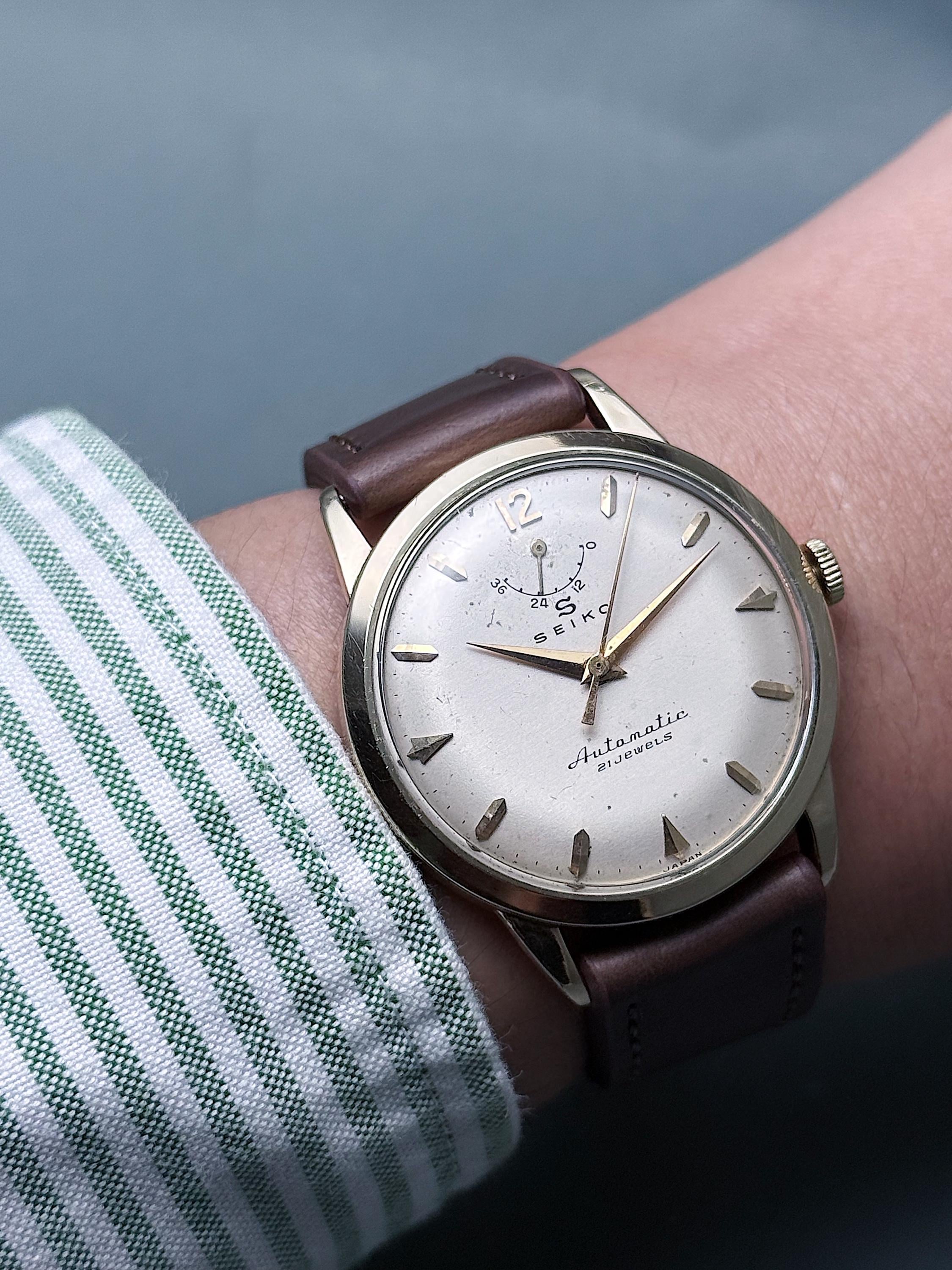 ヴィンテージ 1957 セイコー 11A – パワーリザーブ表示付き初の自動