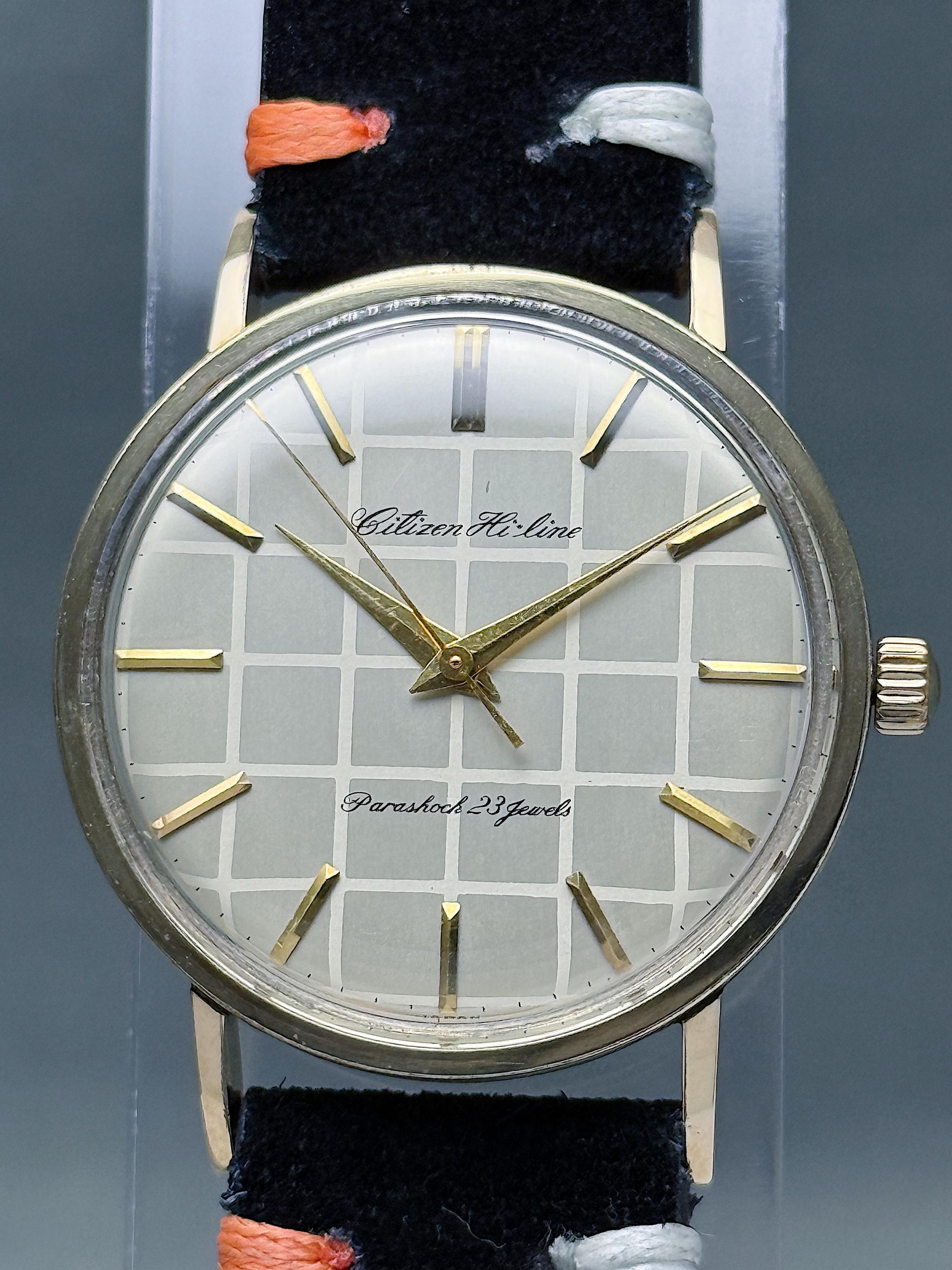 CITIZEN HI-LINE 1960s PARASHOCK 25石 14KF 【公式通販】
