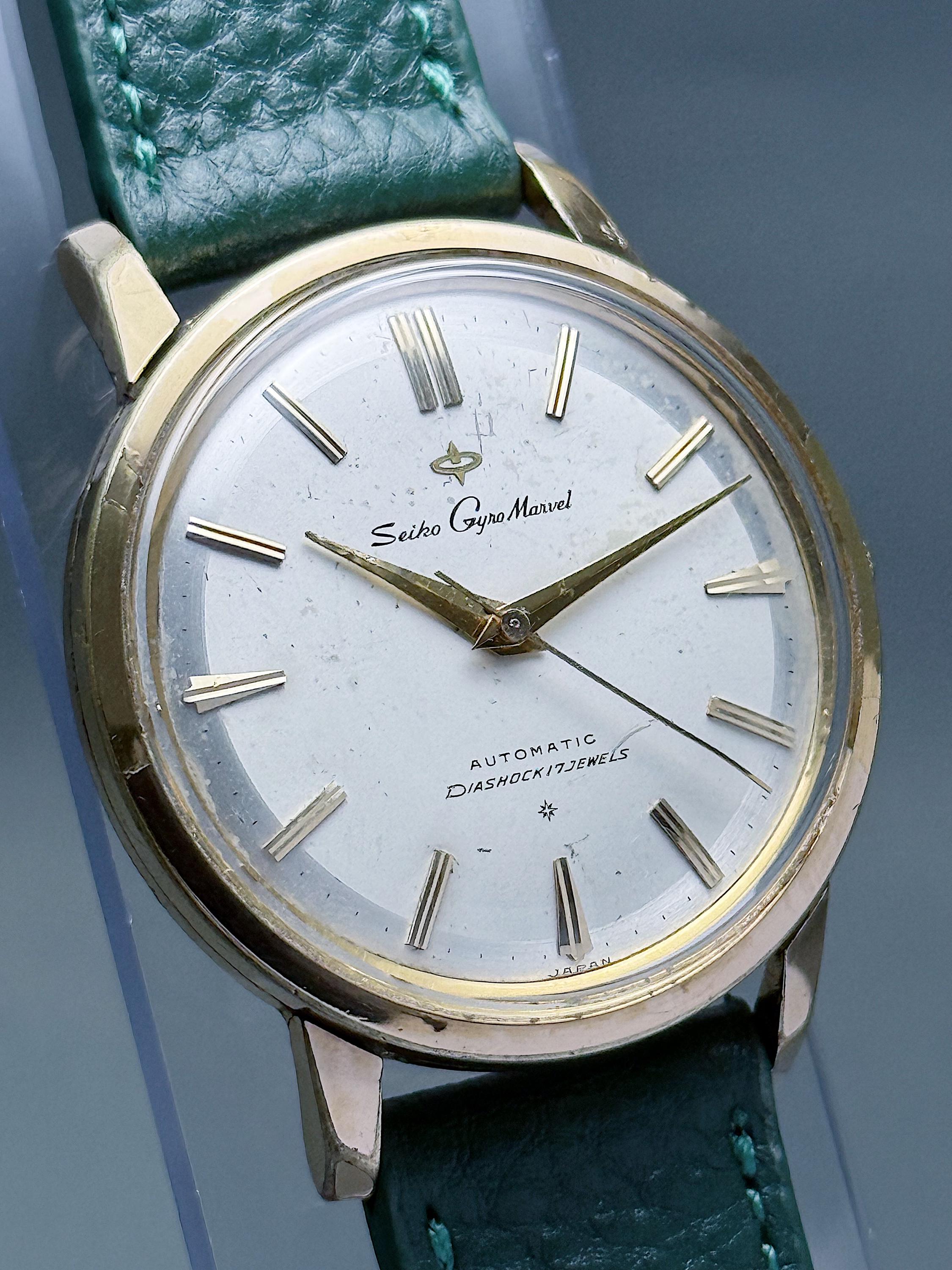 60年製SEIKOジャイロマーベル腕時計自動巻き後期モデル動作確認済