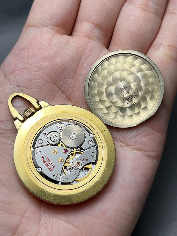 Reloj bolsillo seiko sale