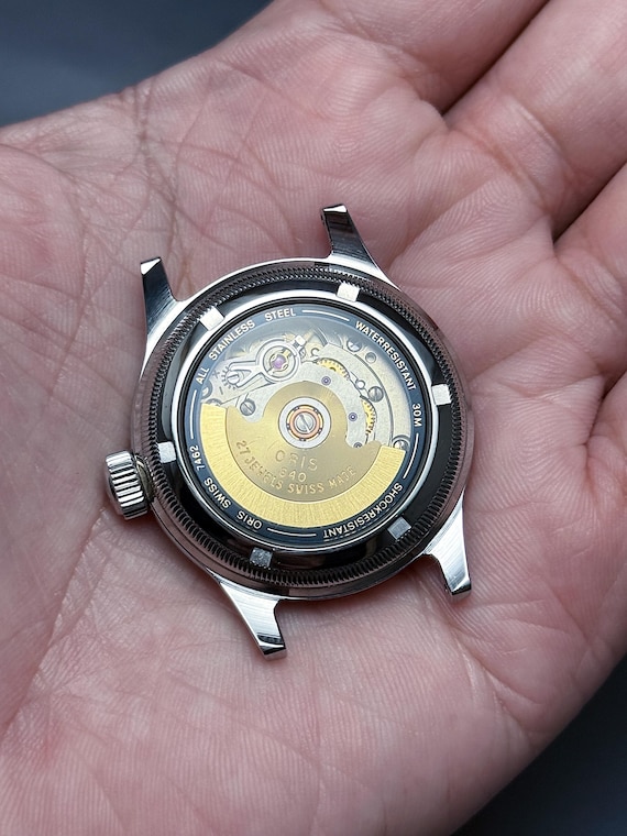 Vintage ORIS BIG Crown Reverse Pointer date Small… - image 10