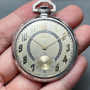 Antique Longines Pocket Watch from 1921