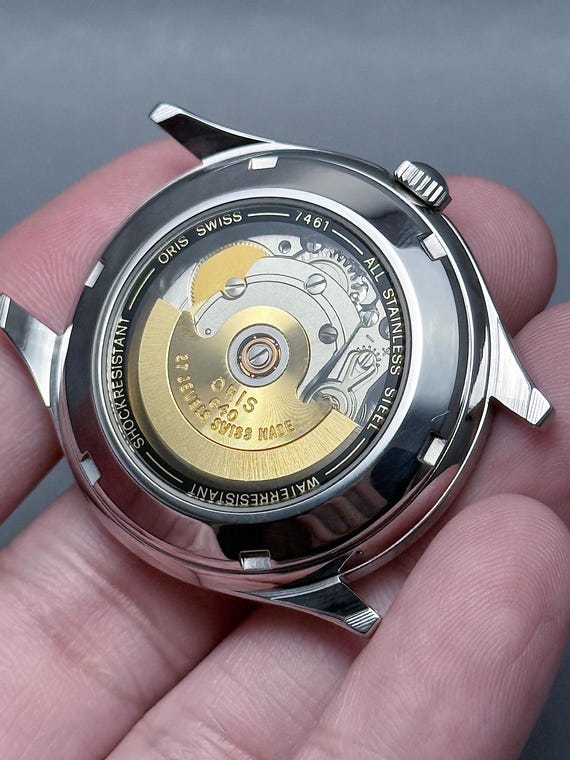 Vintage ORIS Reverse Pointer Date – Small Seconds… - image 13