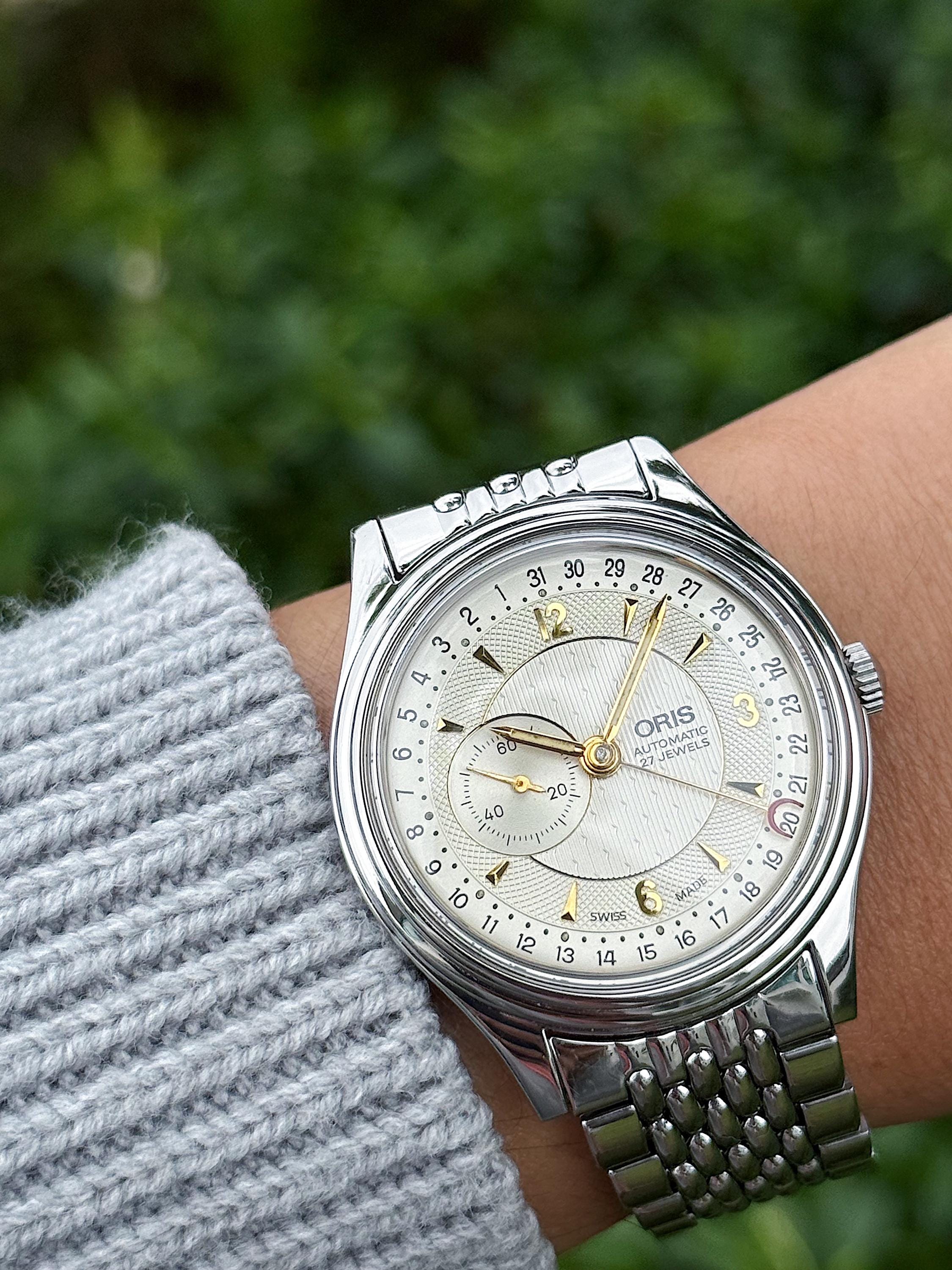 ヴィンテージ ORIS リバース ポインターデイト – スモールセコンド