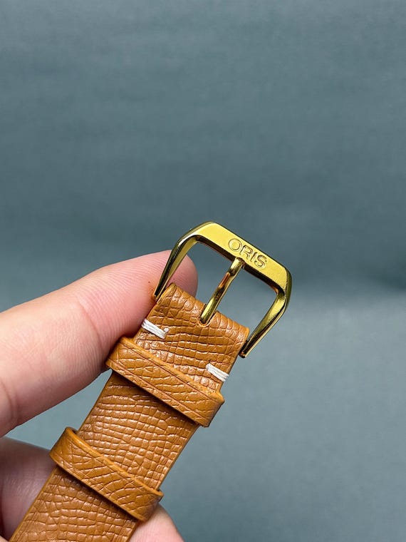 Vintage ORIS Reverse Pointer Date Small Seconds B… - image 14