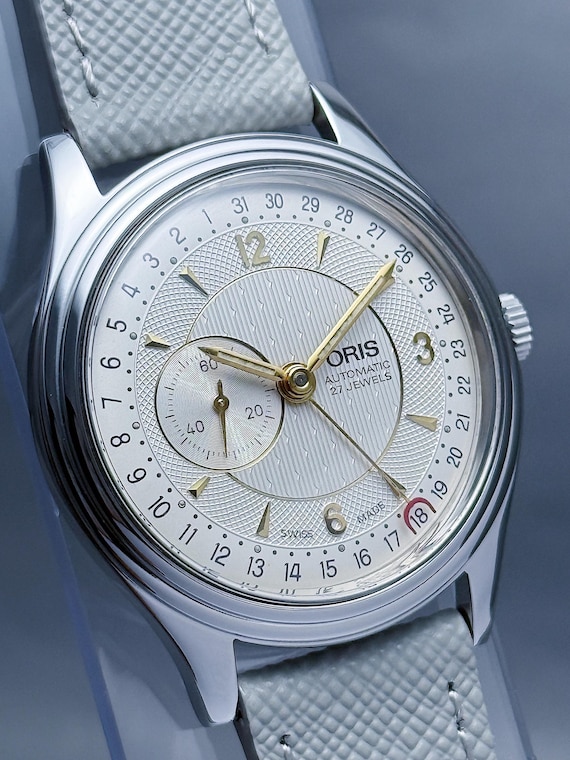 Vintage ORIS Reverse Pointer Date – Small Seconds… - image 8