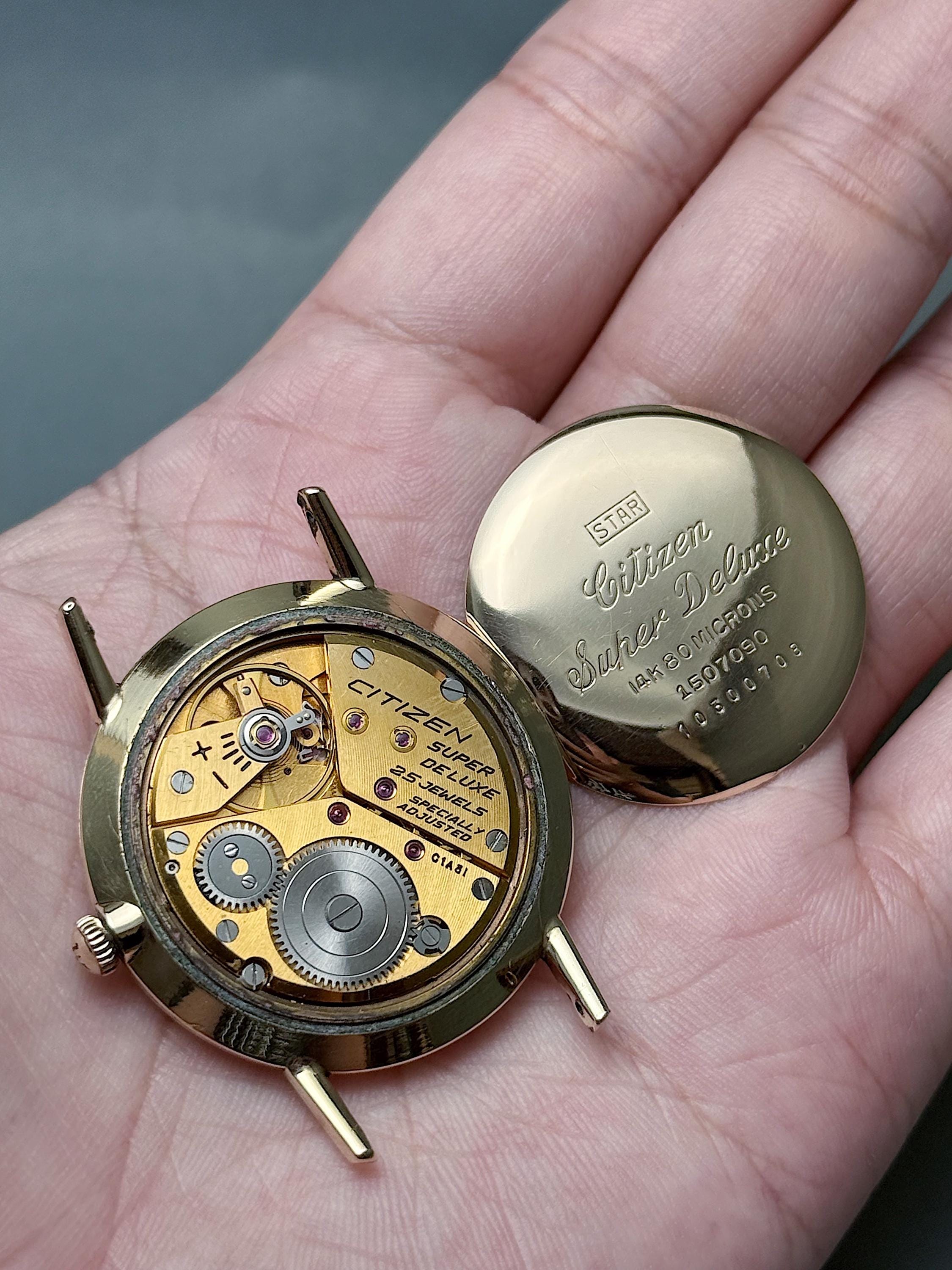 ヴィンテージ シチズン スーパーデラックス 14K ゴールドフィルド 80