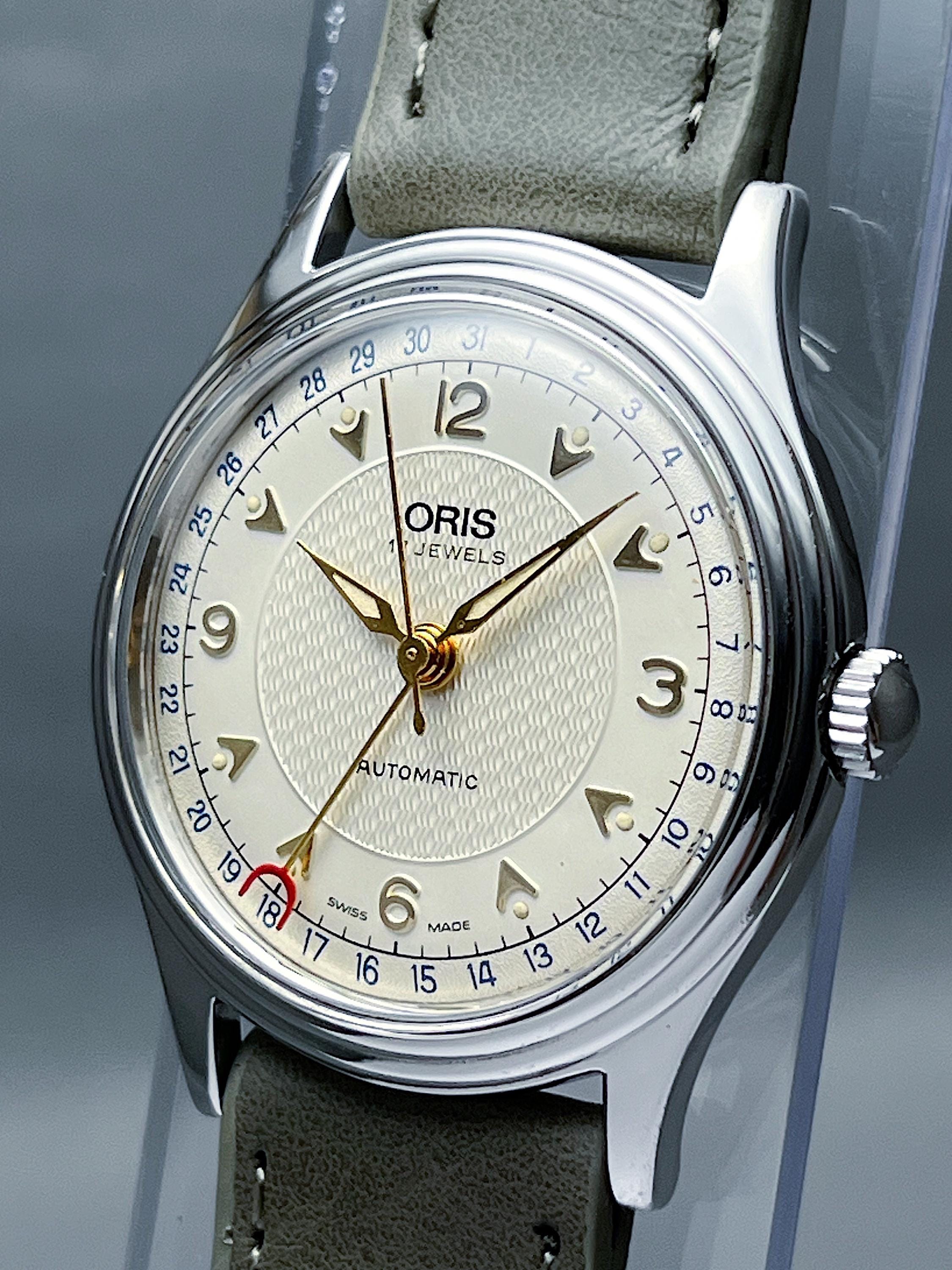 ヴィンテージ ORIS ポインターデイト 35mm - Etsy 日本