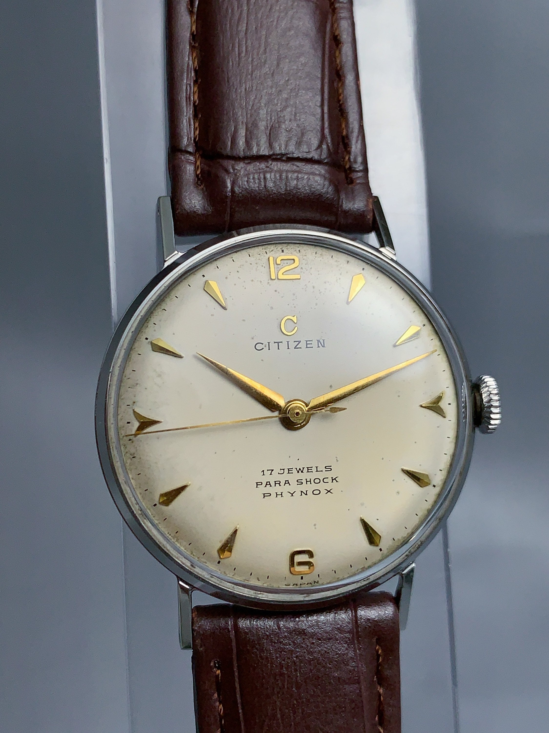 CITIZEN POCKET WATCH PARA SHOCK PHYNOX 17jewels シチズン
