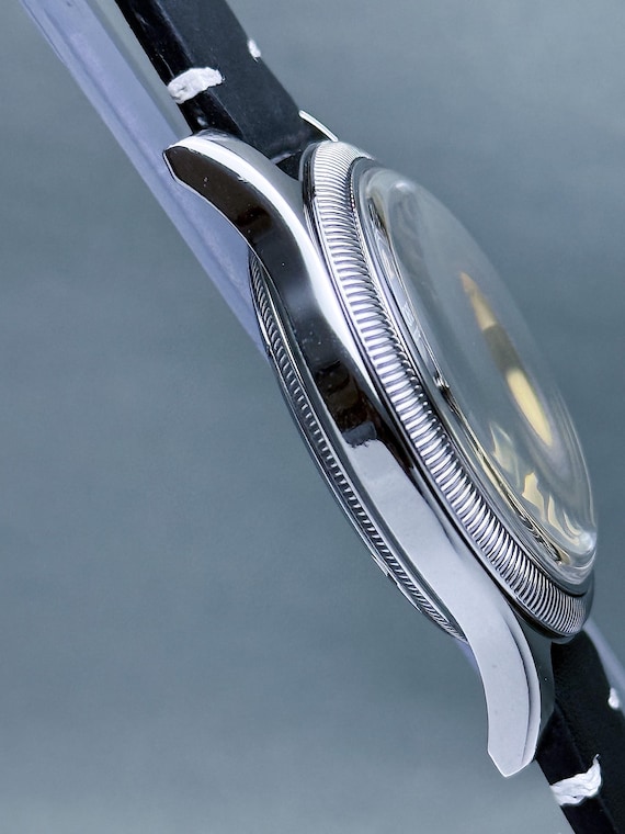 Vintage ORIS Big Crown Pointer Date: Gloss Black … - image 8