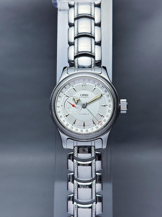 Vintage ORIS Big Crown Reverse Pointer Date Small… - image 1