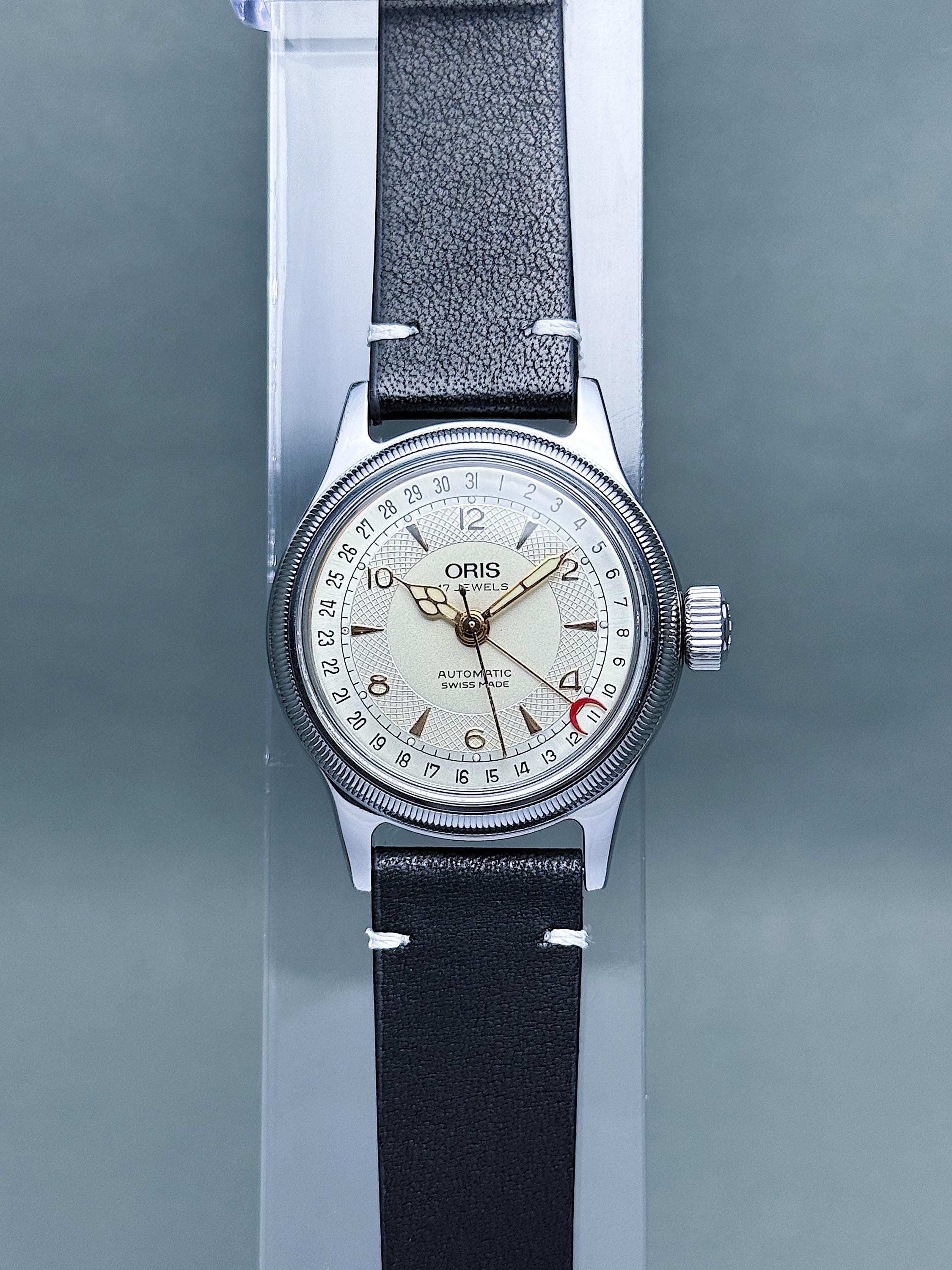 60s ヴィンテージ POINTER 雰囲気抜群 Vintage ORIS BIG Crown Pointer Date 32mm - Etsy
