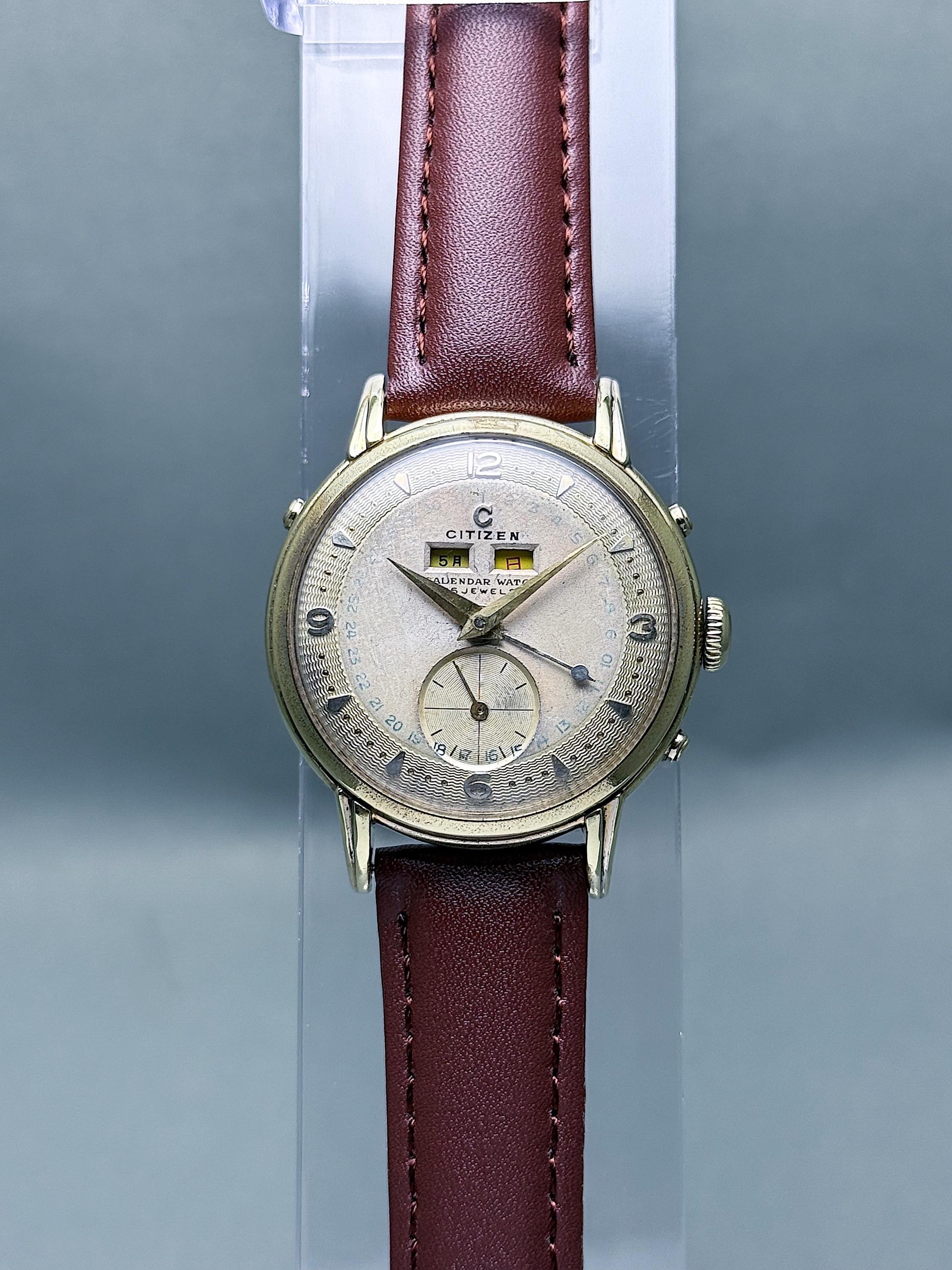 Vintage Citizen Triple Calendar - Etsy