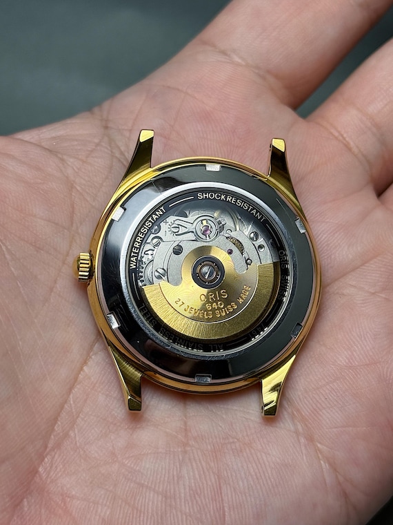 Vintage ORIS Reverse Pointer Date Small Seconds B… - image 13