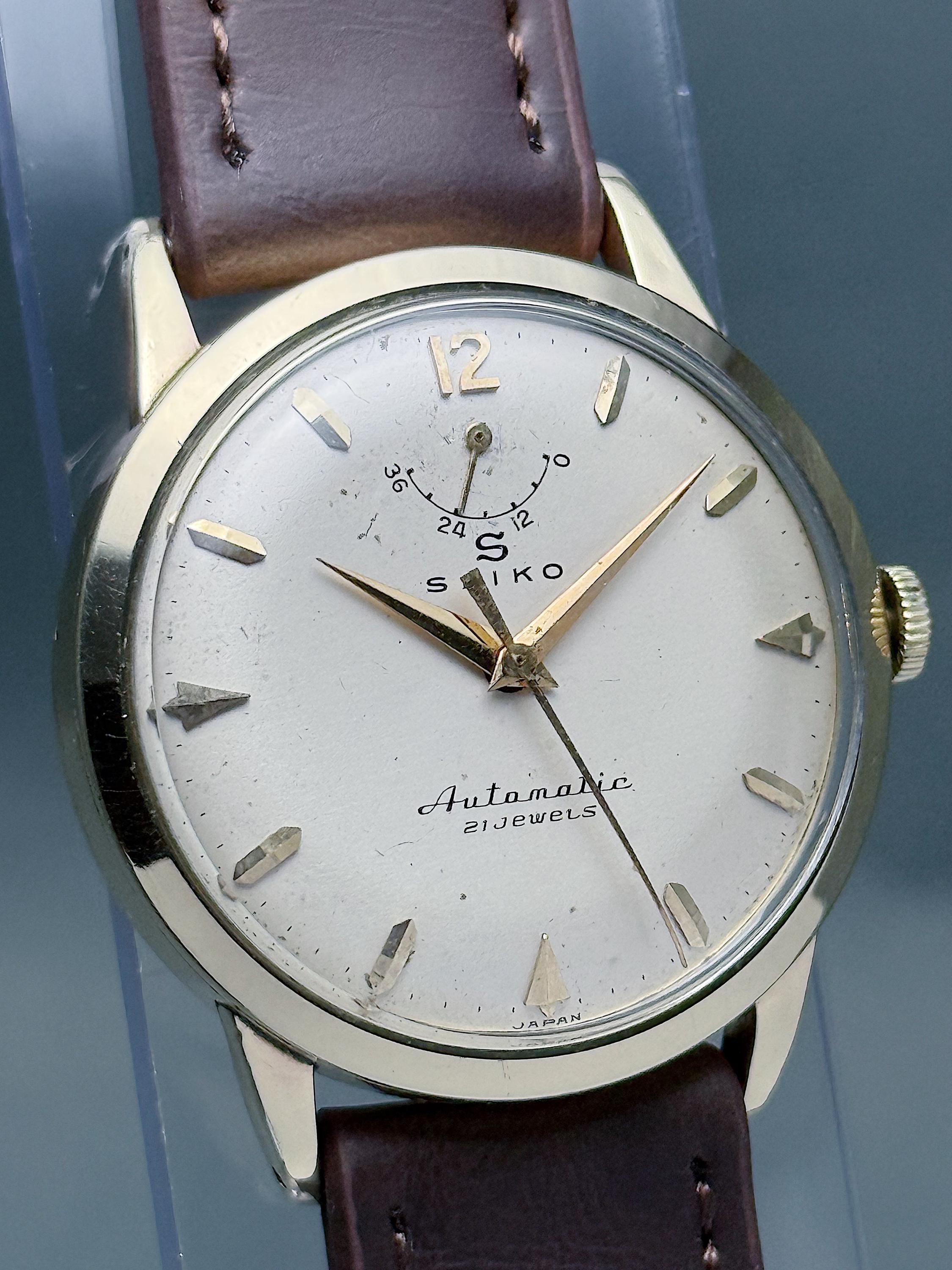 ヴィンテージ 1957 セイコー 11A – パワーリザーブ表示付き初の自動