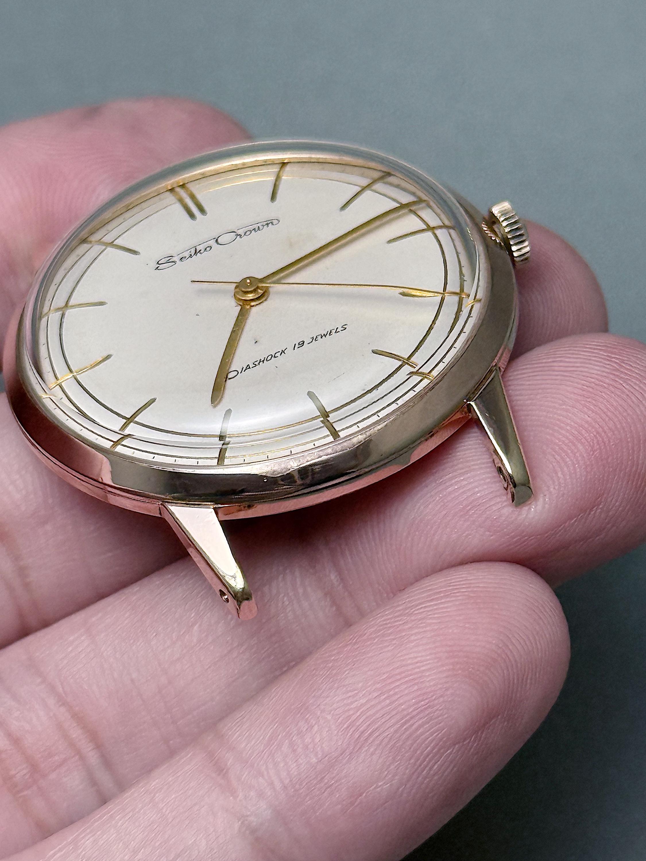 Vintage Seiko Crown 19 Jewels EGP 20 Microns - Etsy
