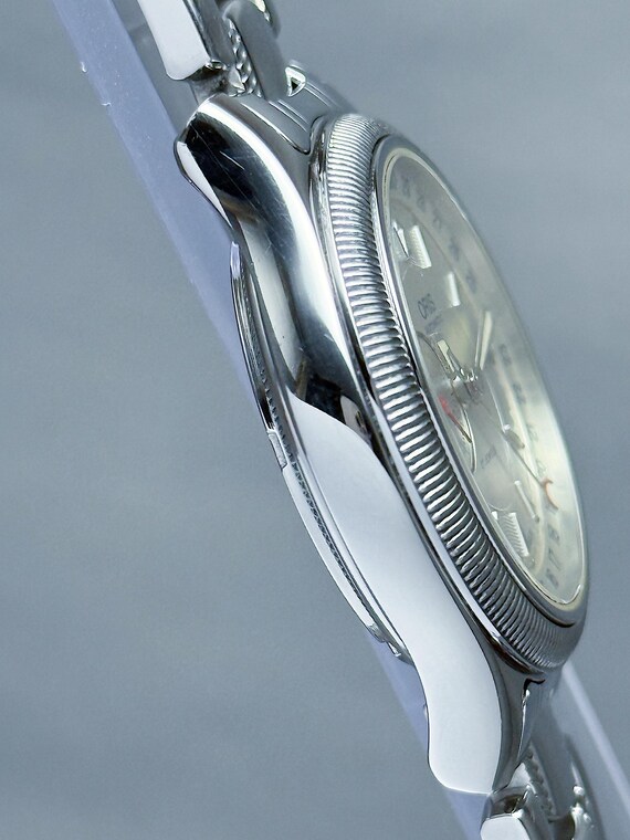 Vintage ORIS Big Crown Reverse Pointer Date Small… - image 6