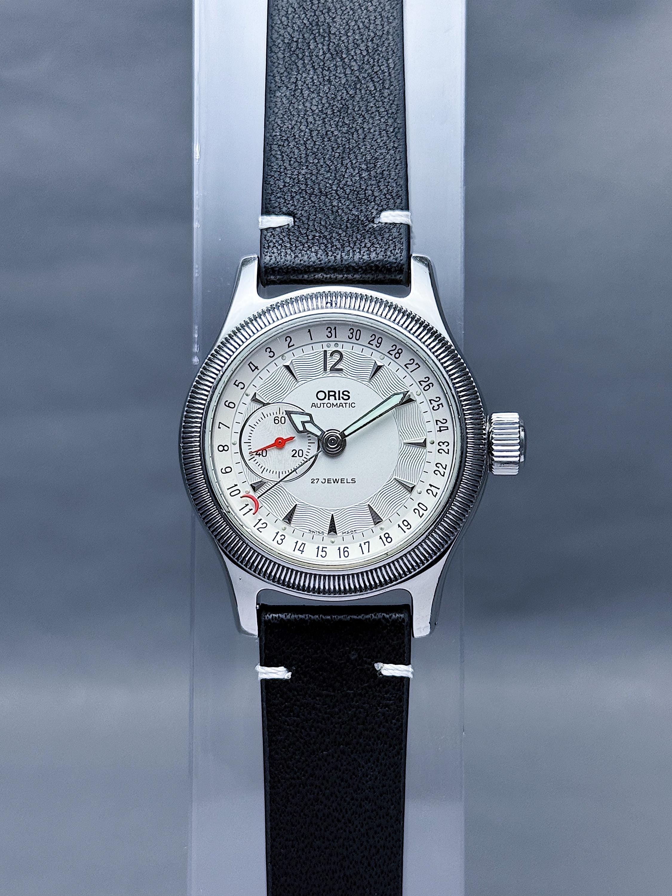 Vintage ORIS BIG Crown Reverse Pointer Date Small Seconds 33 Mm - Etsy