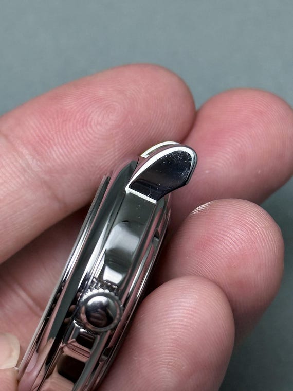 Vintage ORIS Reverse Pointer Date Small Seconds 3… - image 12