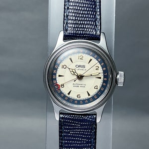 Vintage ORIS BIG Crown Pointer Date Two Tone Dial