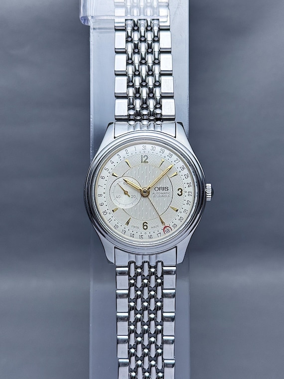 Vintage ORIS Reverse Pointer Date – Small Seconds… - image 5