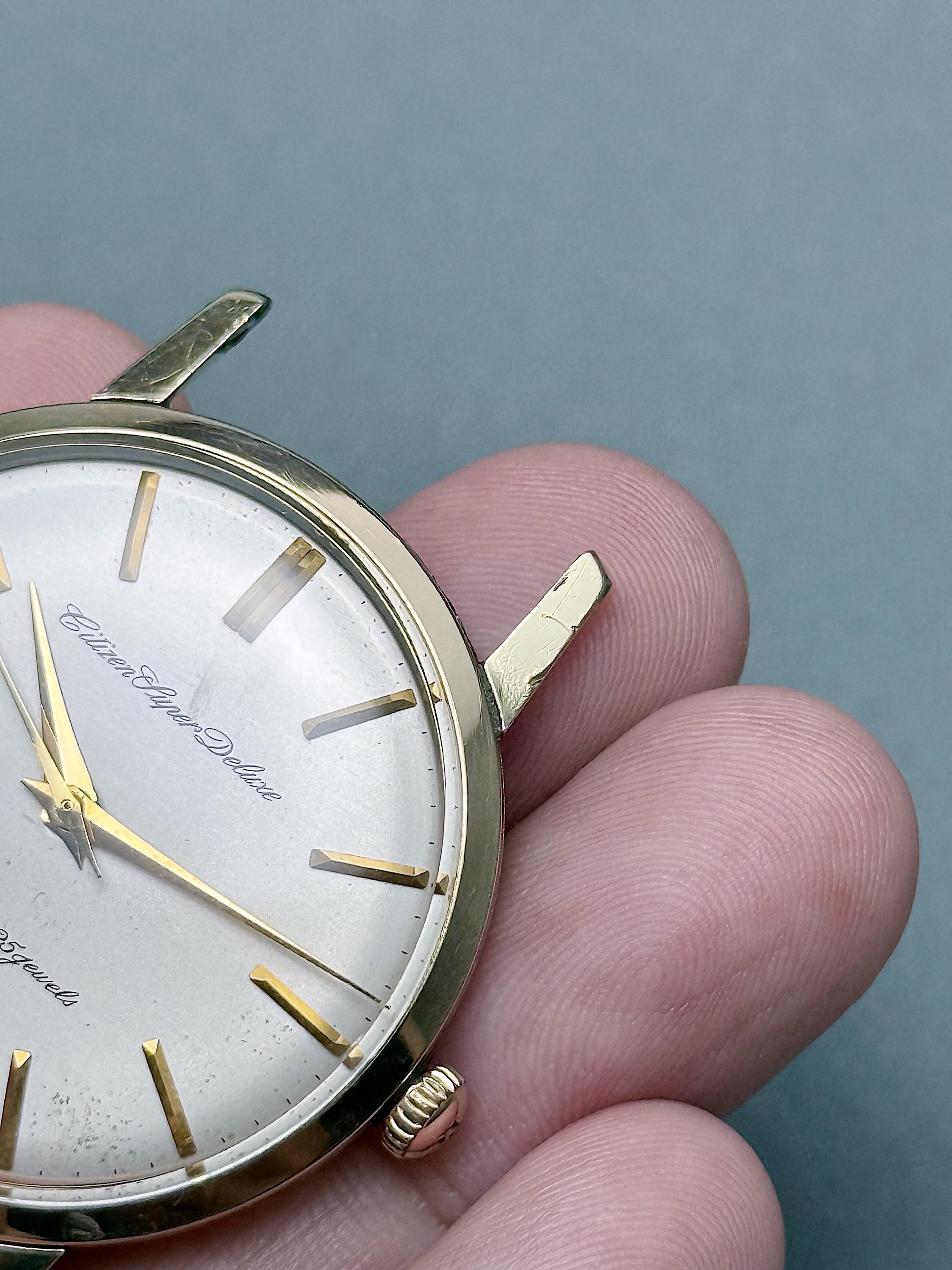 Vintage Citizen Super Deluxe 14k Gold Filled 80 Microns - Etsy