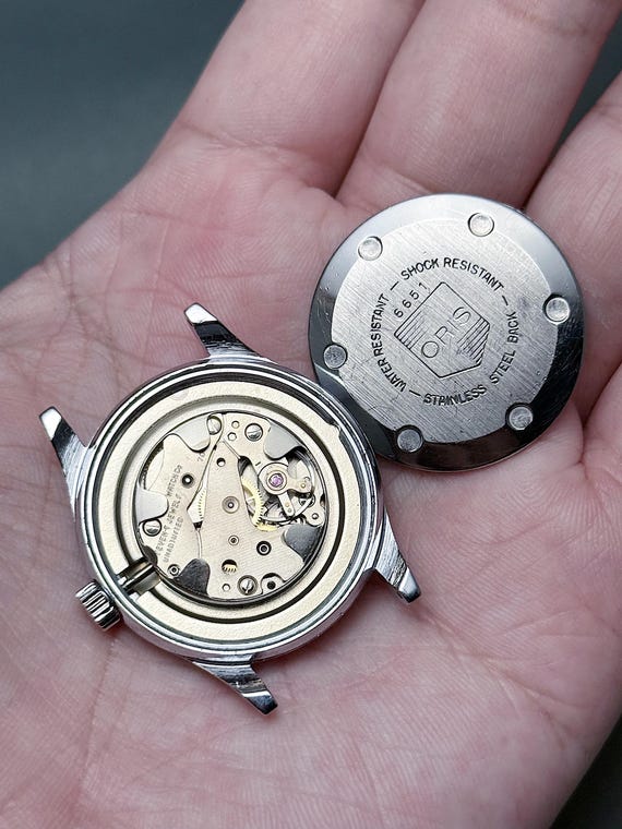 Vintage ORIS pointer date small seconds white dia… - image 10