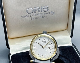 Vintage ORIS Taschenuhr kleine Sekunde mit Box