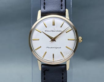Vintage Citizen Hi-line Check Dial 14K Gold Filled - Etsy