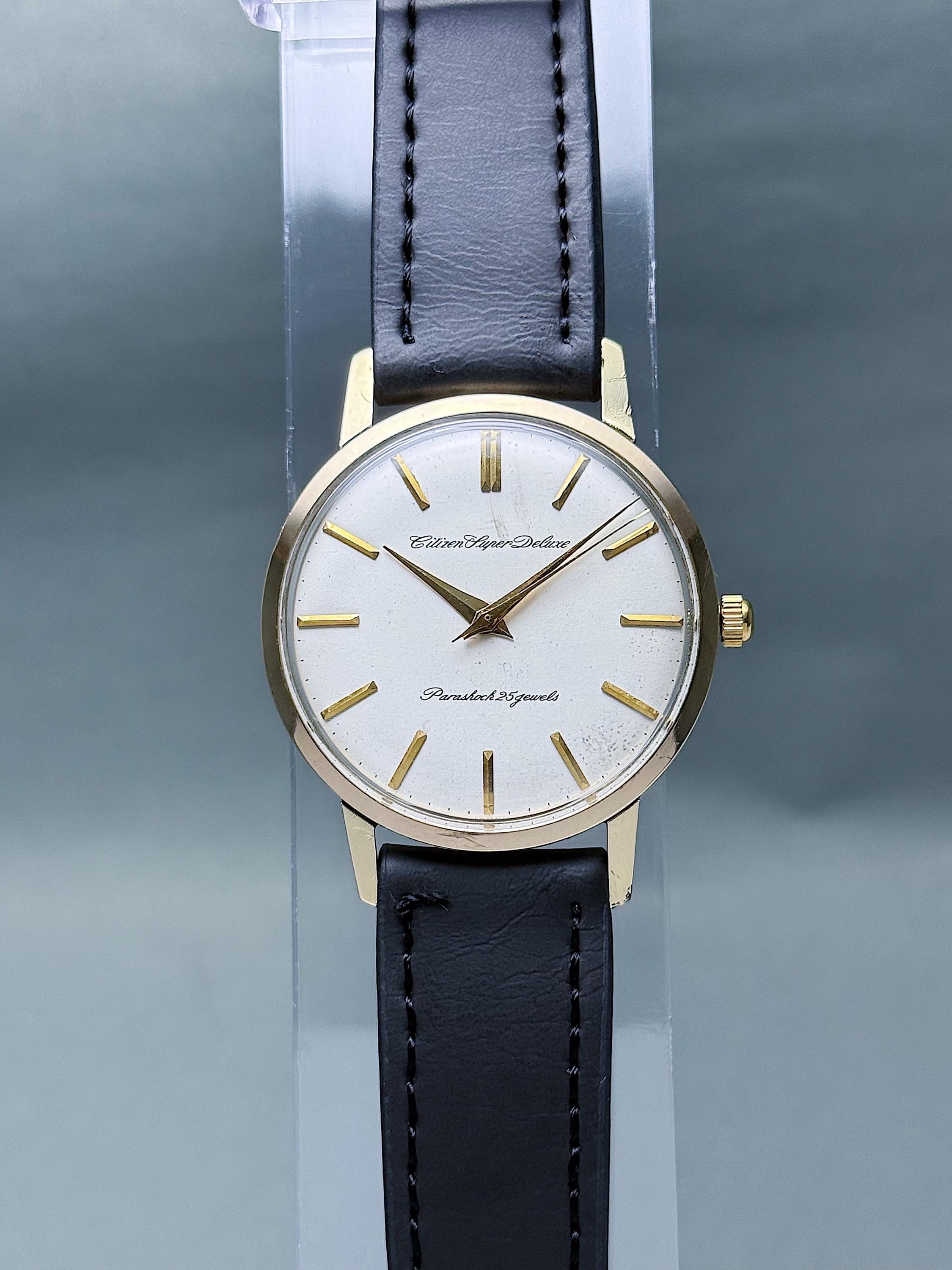 Vintage Citizen Super Deluxe 14k Gold Filled 80 Microns - Etsy Israel