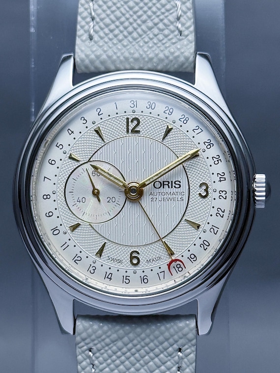 Vintage ORIS Reverse Pointer Date – Small Seconds… - image 9