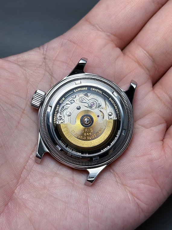 Vintage ORIS Big Crown Reverse Pointer Date Small… - image 9