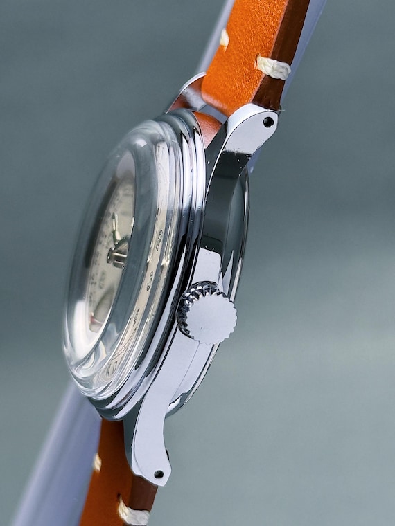 Vintage ORIS pointer date small seconds white dia… - image 8