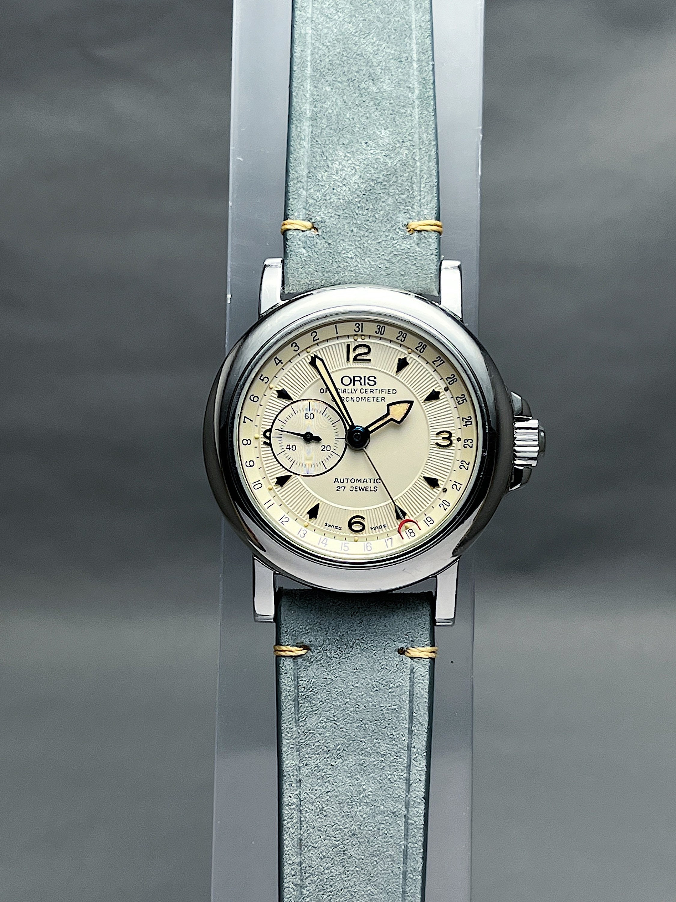 Vintage ORIS Reverse Pointer Date Small Seconds India