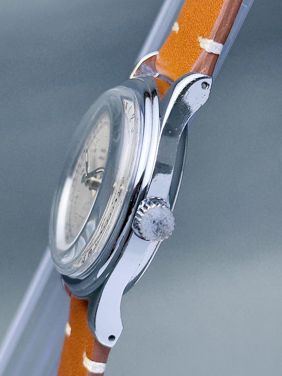 Vintage ORIS pointer date small seconds white dia… - image 6