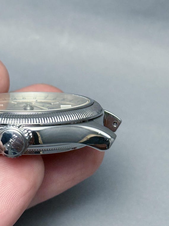 Vintage ORIS Big Crown Reverse Pointer Date Small… - image 8