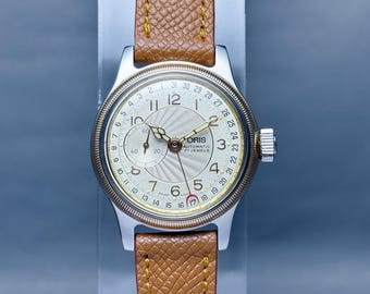 Vintage ORIS BIG Crown Reverse Pointer Date Small Seconds 33 Mm - Main Image