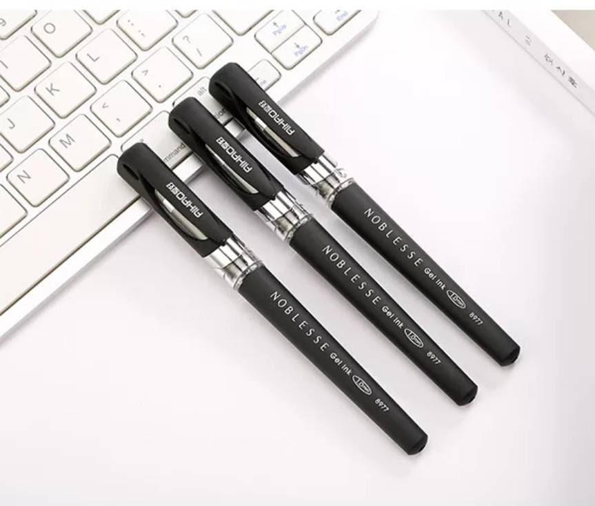 6pcs Set Morandi Gel Pens, 0.5mm Black Ink Gel Pens, Student Writing Pen,  Office School Supply, Cute Gel Pens, Gift Pen -  Sweden