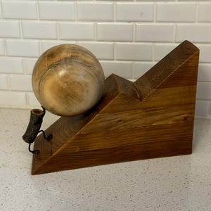 Sisyphus Sculpture Reclaimed Wood - #284