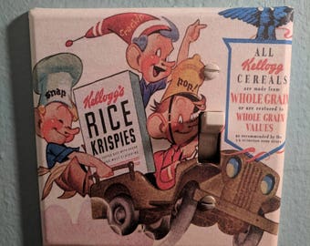 Boy on Cereal Box On Sale 1986 Kelloggs Nostalgia Collection 8.5 inch Collectible Plate Series #1