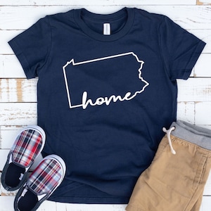 Pennsylvania Shirt | Home State Shirt | Birthday Gift Shirt --- Unisex T Shirt -T Shirts -Womens-Youth-Long Sleeve-V Neck-Mens-Plus Size