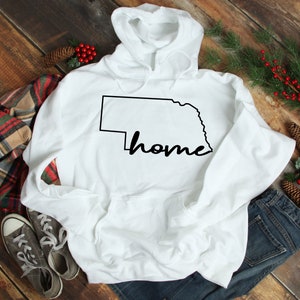 Nebraska Hooded/Crew Sweatshirt Home State Hoodie Unisex Crewneck Youth Hoodie Adult Plus Size image 3