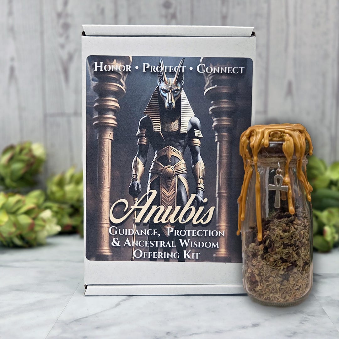 Anubis Offering Kit —guidance • Protection • Ancestral Wisdom - Etsy