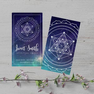 Carte de visite, Reiki, Spirituel, Travailleur de lumière, mandala, Médium, Coach, Guérisseur, Lotus, Géométrie Sacrée, chaman, Univers, imprimable, Nouvel âge