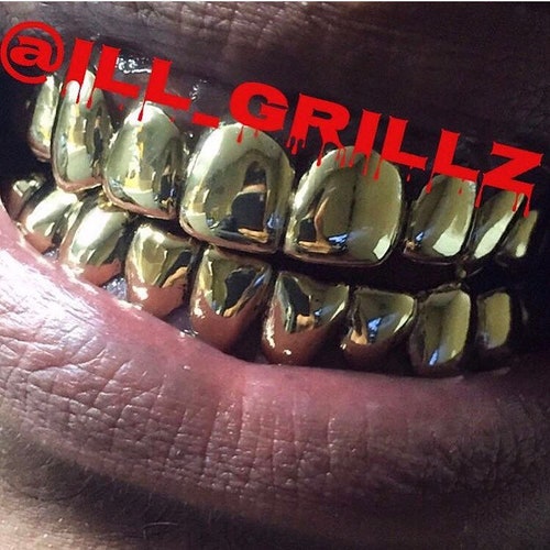 Handmade Custom Grillz in Dental Gold Etsy