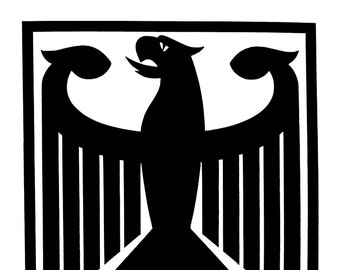 ドイツ国章デカールステッカー ドイツ帝国鷲 - Etsy 日本