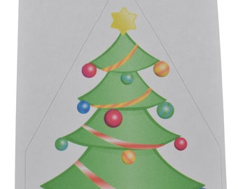 CHRISTMAS TREE CLIPART Sticker - Car Sticker - Bumper Sticker